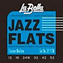 La Bella 20P Jazz Flats Guitar Strings Custom Medium 12-52