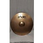 Used Paiste 20in 201 Bronze Ride Cymbal 40