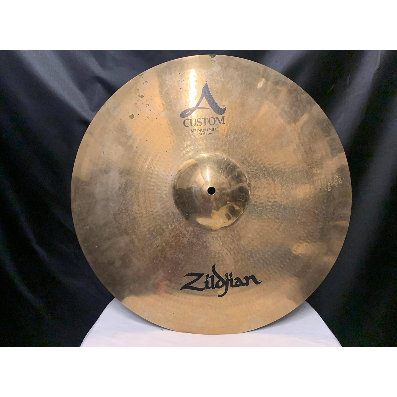 Used Zildjian 20in A Custom Medium Ride Cymbal 40 Musician's Friend