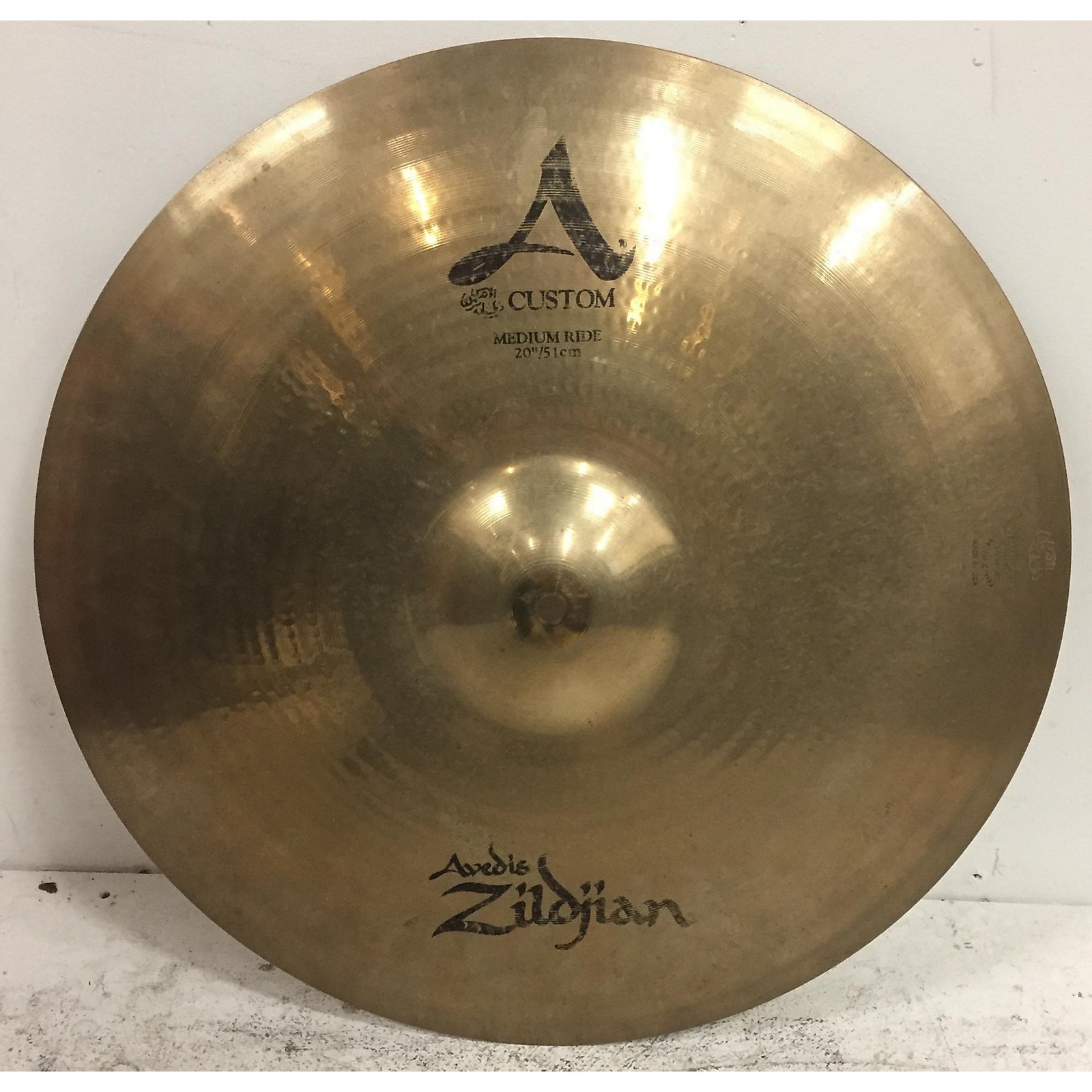 Used Zildjian 20in A Custom Medium Ride Cymbal 40 Musician's Friend