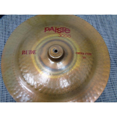 Paiste 20in Rude 3000 China Cymbal