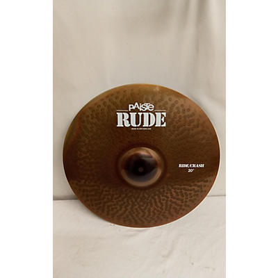 Paiste 20in Rude Classic Crash Ride Cymbal
