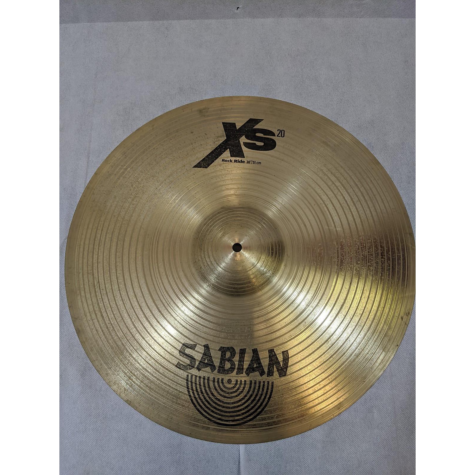 Used Sabian 20in XS20 Rock Ride Cymbal 40 Musician's Friend