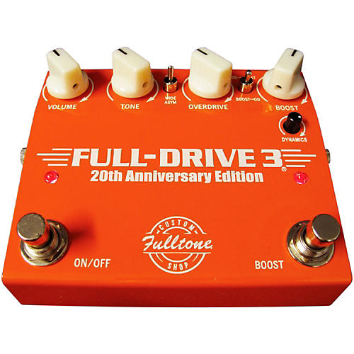 Fulltone Custom Shop 20th Anniversary Limited Edition Full Drive 3 Dual  Overdrive Guitar Effects Pedal