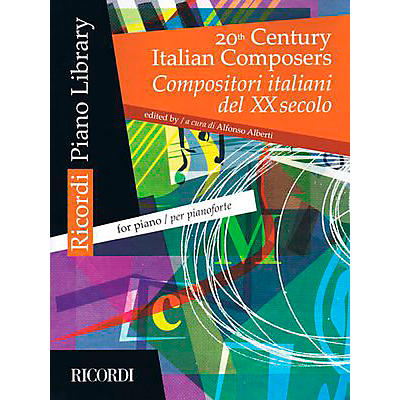 Ricordi 20th Century Italian Composers For Piano