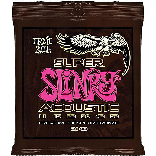 2148 Super Slinky Phosphor Bronze Acoustic Guitar Strings