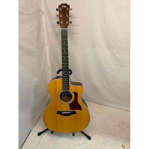 Taylor 214CE Deluxe Acoustic Electric Guitar Natural