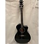 Used Taylor 214CE Deluxe Acoustic Electric Guitar Black