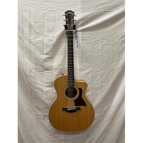 Taylor 214CE Deluxe Acoustic Electric Guitar Tobacco Burst
