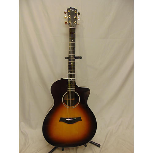 Taylor 214CE Deluxe Acoustic Electric Guitar 2 Tone Sunburst