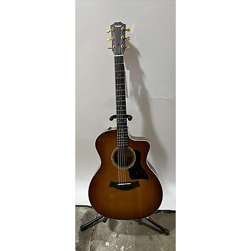 Taylor 214CE Deluxe Acoustic Electric Guitar shaded edge burst