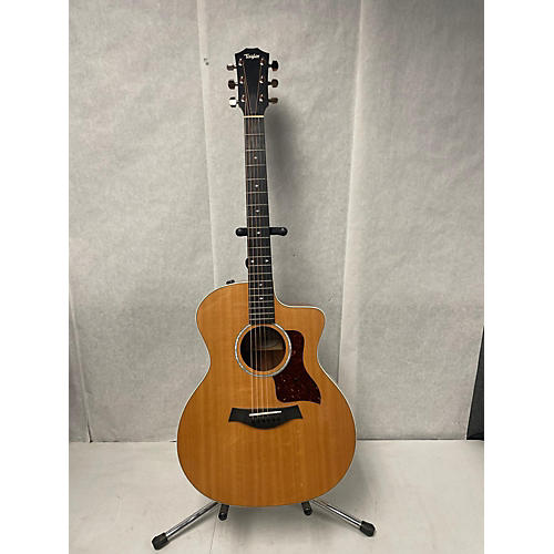 Taylor 214CE Deluxe Koa Acoustic Electric Guitar Natural