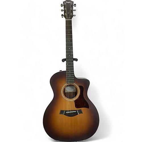 Taylor 214CE Koa Acoustic Electric Guitar Tobacco Burst Musician's Friend