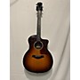 Used Taylor 214CE-SB DLX Acoustic Electric Guitar 2 Tone Sunburst