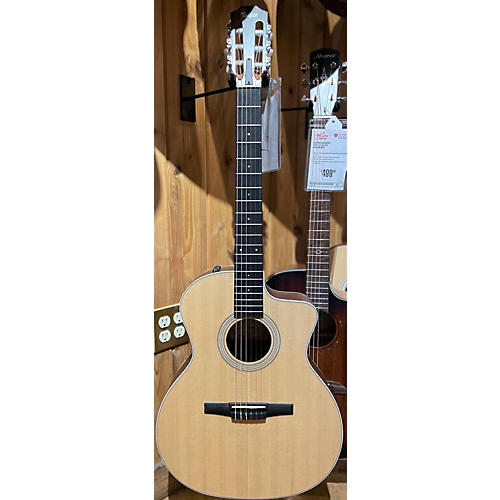 Taylor 214CEN Classical Acoustic Electric Guitar Natural