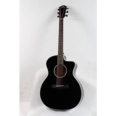 Taylor 214ce-BLK DLX Grand Auditorium Acoustic-Electric Guitar