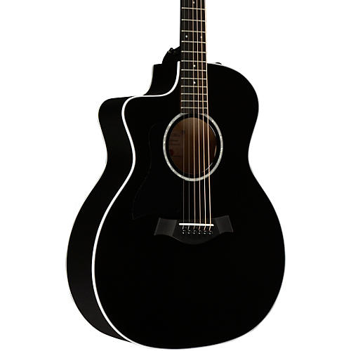 Taylor 214ce BLK Plus Grand Auditorium Left-Handed Acoustic-Electric Guitar Black