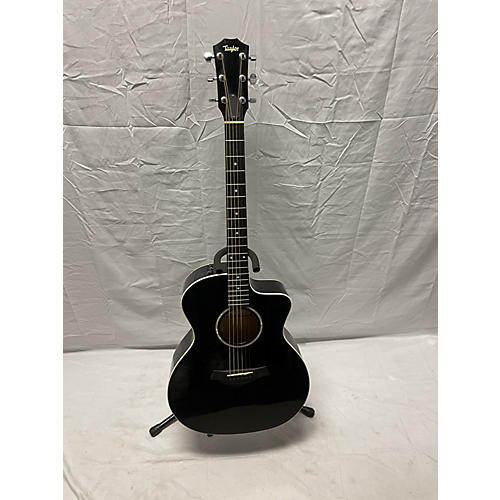 Taylor 214ce Blk Acoustic Electric Guitar Black