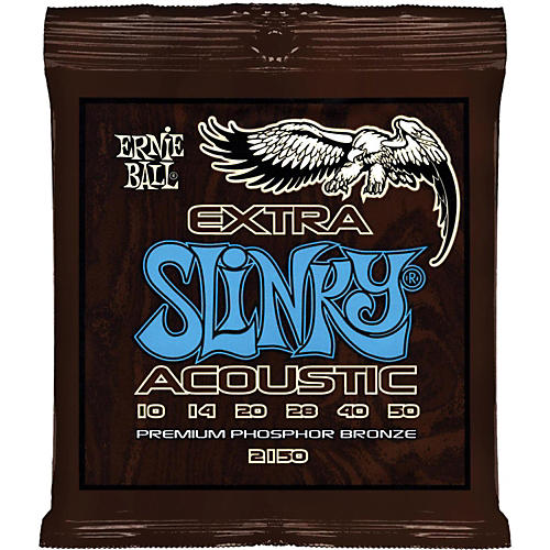 2150 Extra Slinky Phosphor Bronze Acoustic Guitar Strings