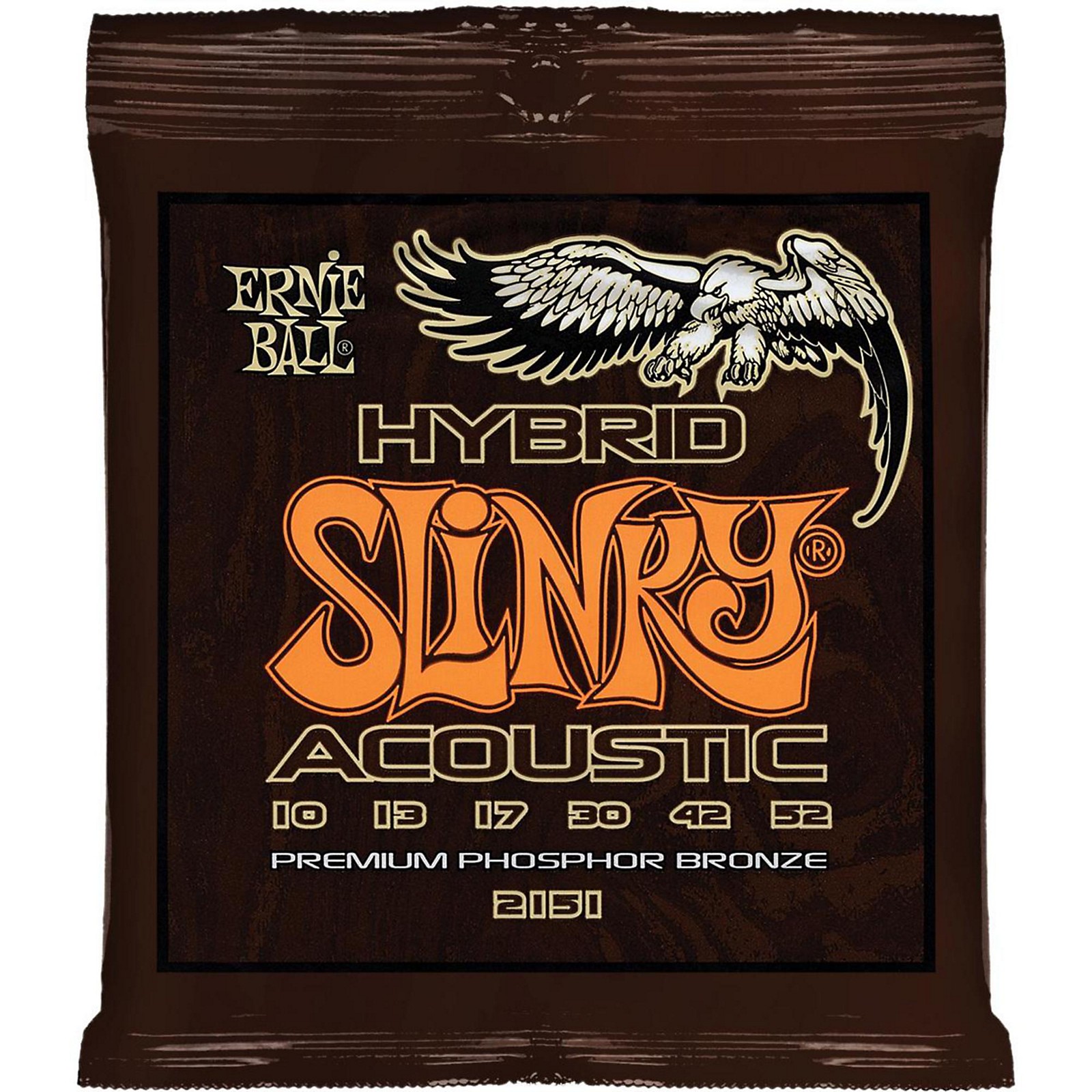 Ernie Ball 2151 Hybrid Slinky Acoustic Guitar Strings Musician's Friend