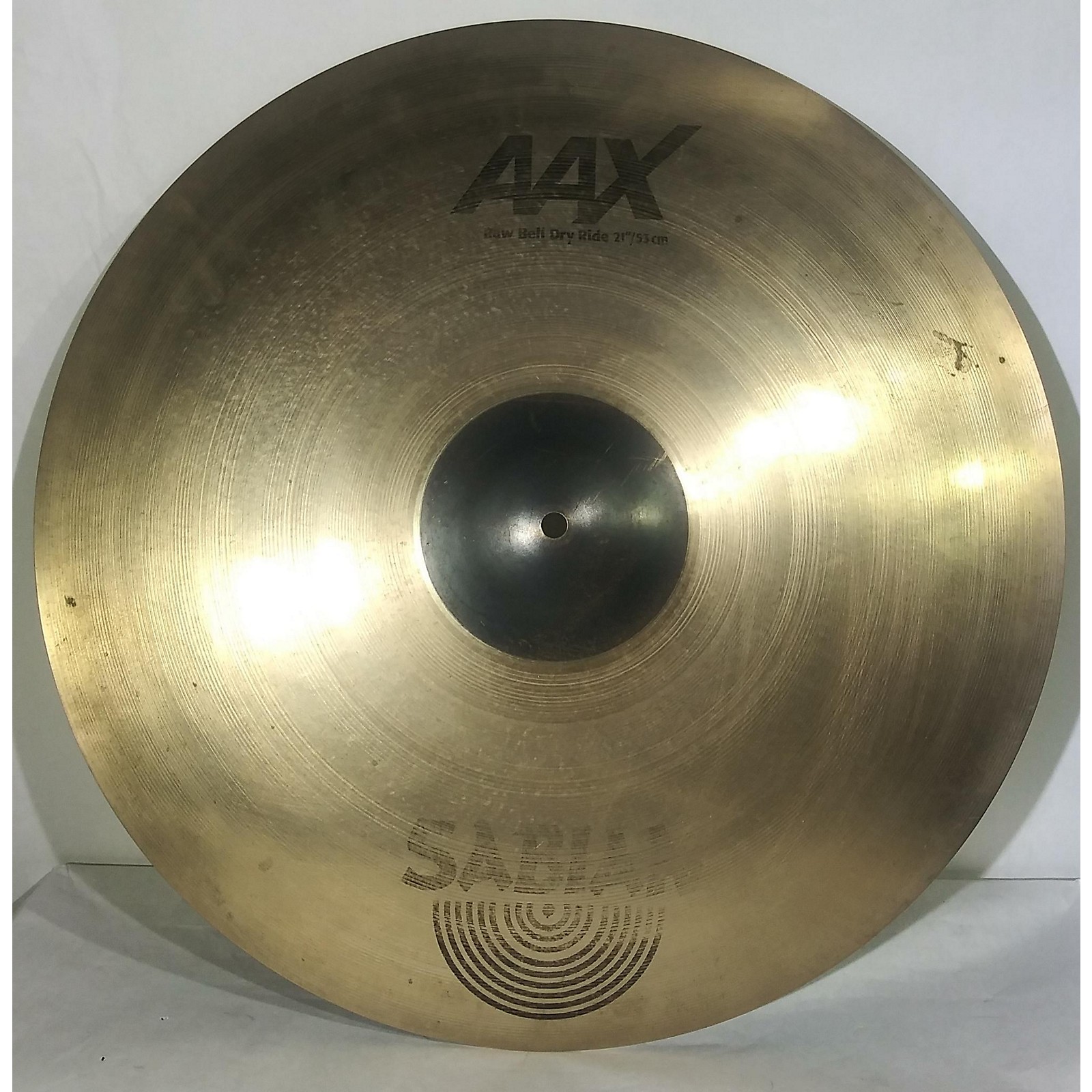 Used Sabian 21in AAX Raw Bell Dry Ride Cymbal 41 Musician's Friend