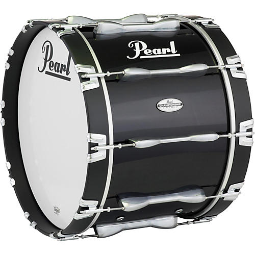 Pearl 22 x 14 in. Championship Maple Marching Bass Drum Midnight Black