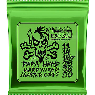Ernie Ball 2201 Papa Het's Hardwired Master Cores James Hetfield Signature Electric Guitar Strings -
