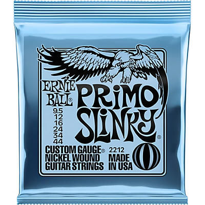 Ernie Ball 2212 Primo Slinky Nickel Wound Electric Guitar Strings Gauges