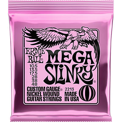 Ernie Ball 2213 Mega Slinky Nickel Wound Electric Guitar Strings - Gauge