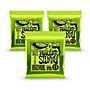 Ernie Ball 2221 Nickel Regular Slinky Electric Guitar Strings 3-Pack
