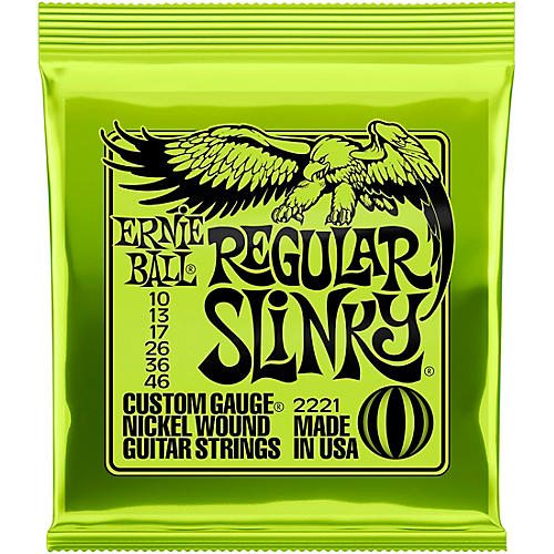 Ernie Ball 2221 Regular Slinky (10-46) Nickel Wound Electric Guitar Strings