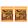 Ernie Ball 2222 Hybrid Slinky Nickel Wound Electric Guitar Strings 2-Pack - (9-46)
