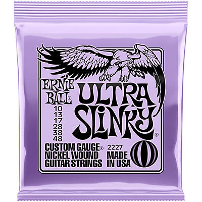 Ernie Ball 2222 Ultra Slinky Nickel Wound Electric Guitar Strings (10-48)