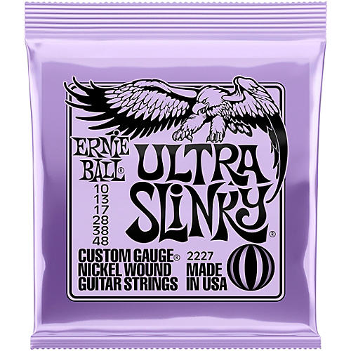 Ernie Ball 2222 Ultra Slinky Nickel Wound Electric Guitar Strings (10-48)