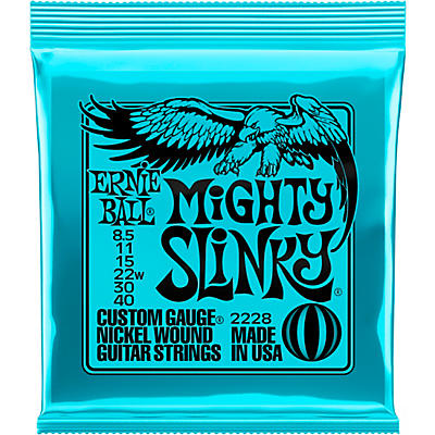 Ernie Ball 2228 Mighty Slinky (8.5-40) Nickel Wound Electric Guitar Strings