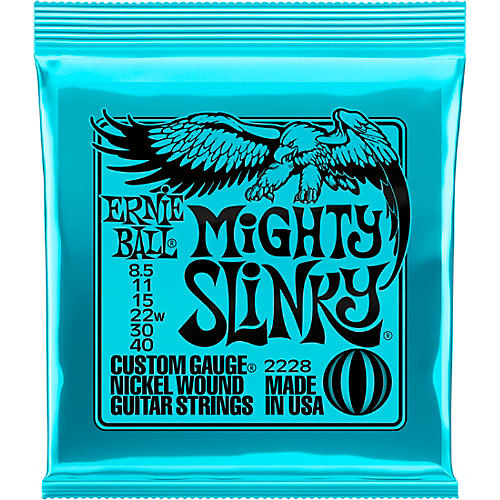 Ernie Ball 2228 Mighty Slinky (8.5-40) Nickel Wound Electric Guitar Strings