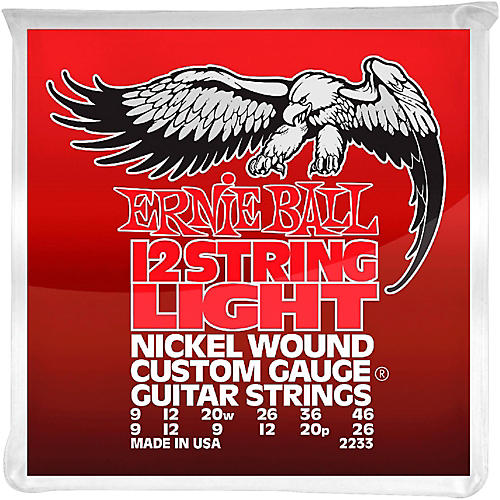 Ernie Ball 2233 Nickel 12-String Light Electric Guitar Strings