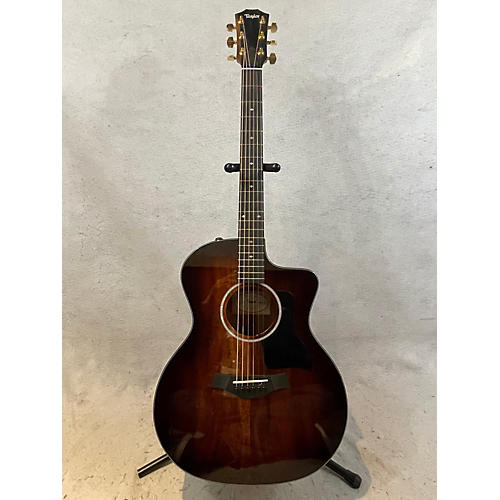 Taylor 224CEKDLX Acoustic Electric Guitar Worn Brown