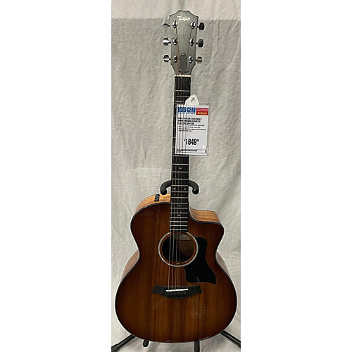 Taylor 224CEKDLX Acoustic Electric Guitar Worn Brown