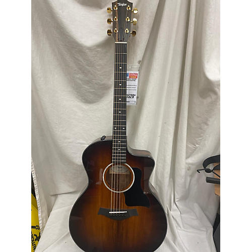 Taylor 224CEKDLX Acoustic Electric Guitar Shaded Edge Burst