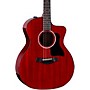 Taylor 224ce Mahogany Special-Edition Grand Auditorium Acoustic-Electric Guitar Trans Red