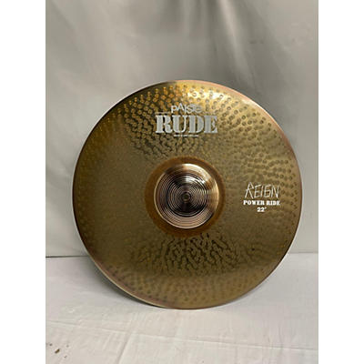 Paiste 22in Rude Reign Power Ride Cymbal