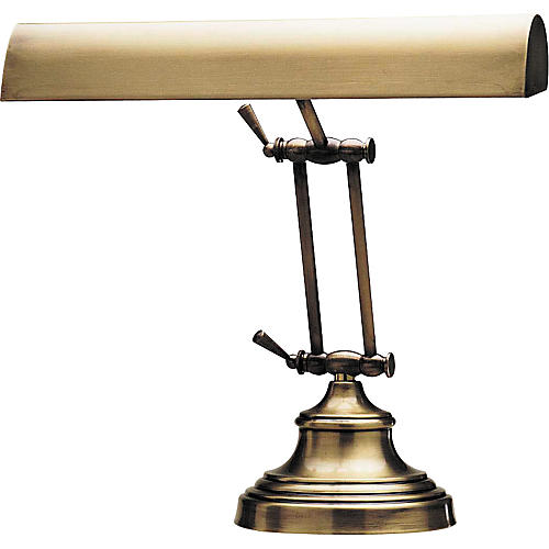 #231 Antique Finish Piano Lamp