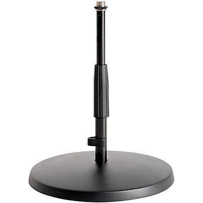 K&M 23320 Low Table Microphone Stand with Heavy Base - Black