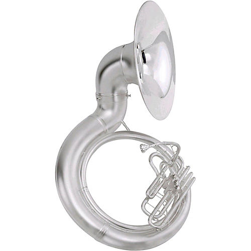 King 2350 Series Brass BBb Sousaphone 2350SB Satin Silver - Instrument Only