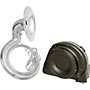 King 2350 Series Brass BBb Sousaphone 2350WSB Satin Silver With Case