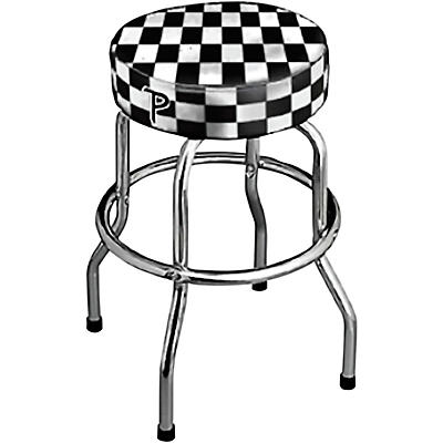 Perri's 24" Black and White Checkered Bar Stool