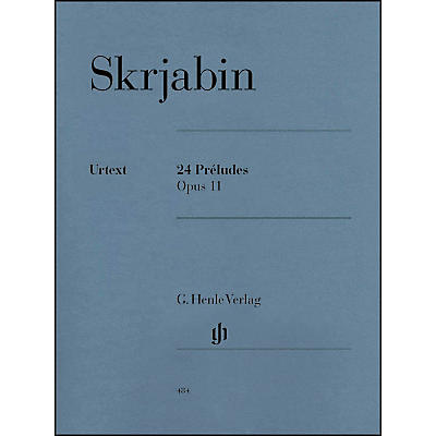 G. Henle Verlag 24 Preludes Op. 11 Piano Solo By Skrjabin