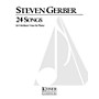 Lauren Keiser Music Publishing 24 Songs for Medium Voice and Piano LKM Music Series  by Steven Gerber