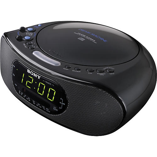 Sony ICF-CD837 CD Clock Radio Black | Musician's Friend